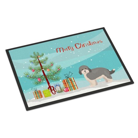 Carolines Treasures 24 x 36 in. Havapoo No.2 Christmas Tree Indoor or Outdoor Mat CK3841JMAT